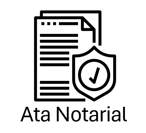 Ilustração de documento autenticado